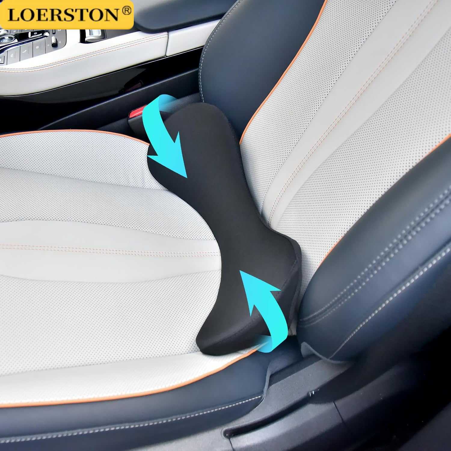 Memory Foam Car Neck Pillow Lumbar Support - Coussin de soutien lombaire multifonctionnel en