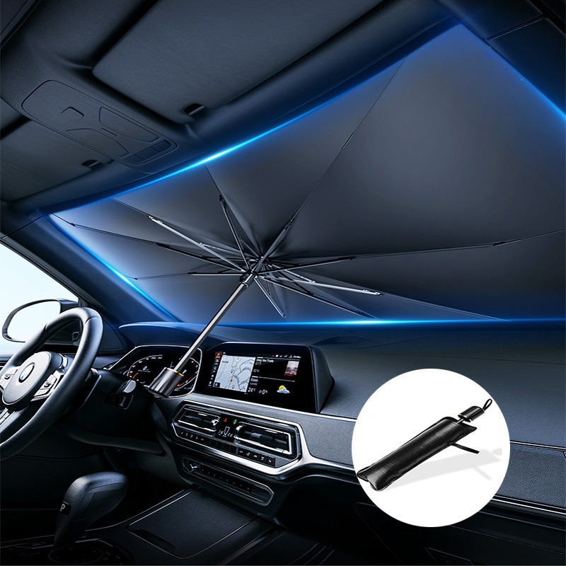Car Sunshade Windshield Umbrella Foldable - Pare-soleil pliable multifonctionnel et pratique pour