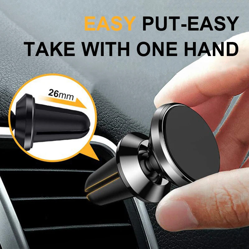 Magnetic Phone Holder For Car Vent - Support magnétique universel pour téléphone de
