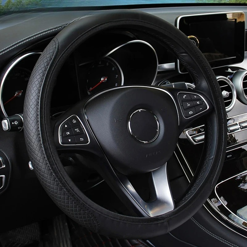 Car Steering Wheel Cover Anti Slip Breathable - Housse de volant de voiture antidérapante