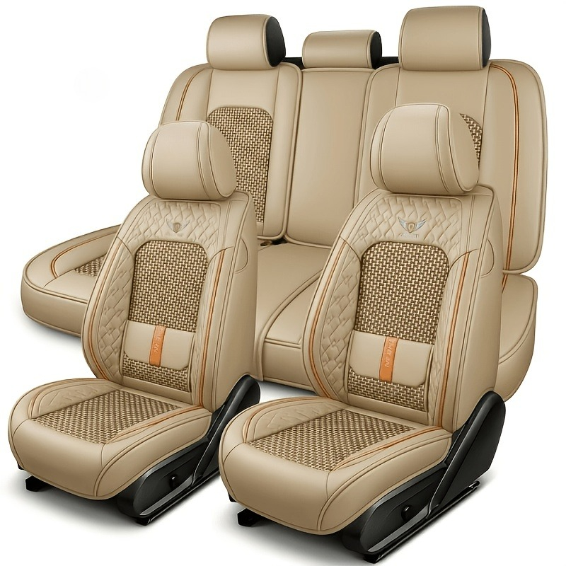 Leather Car Seat Covers Full Set Universal - Pour Jetour T2, Dacia Jogger, EX30,
