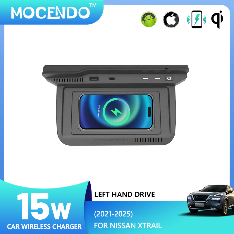 Wireless Car Charger Mount Fast Charging - Chargeur sans fil 15W pour voiture