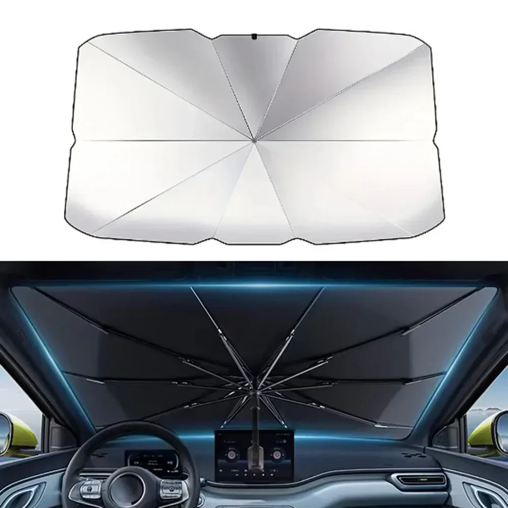 Car Sunshade Windshield Umbrella Foldable - Pare-soleil pliable pour pare-brise de voiture,