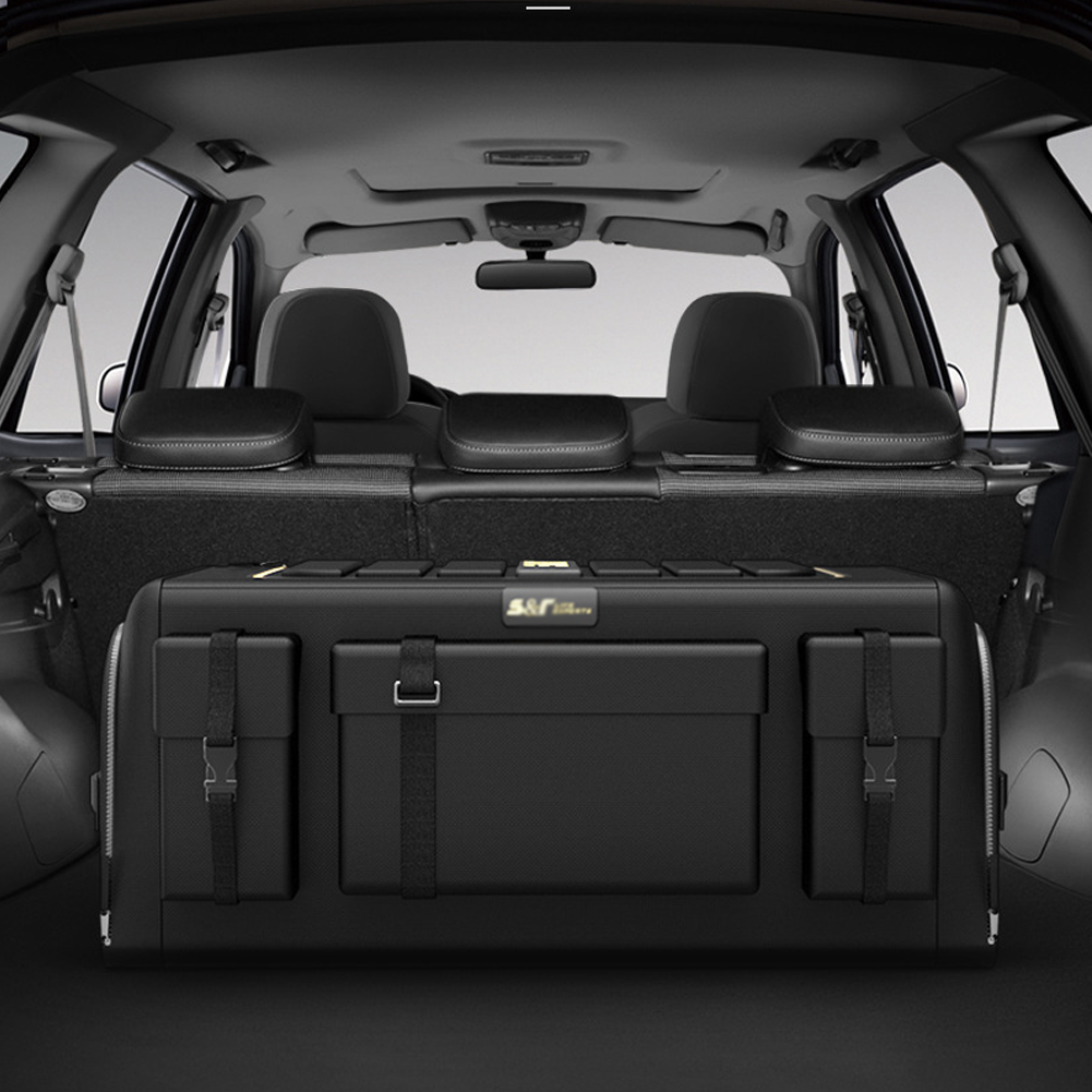 Car Trunk Organizer Foldable Storage Box - Boîte de Rangement Universelle pour Coffre