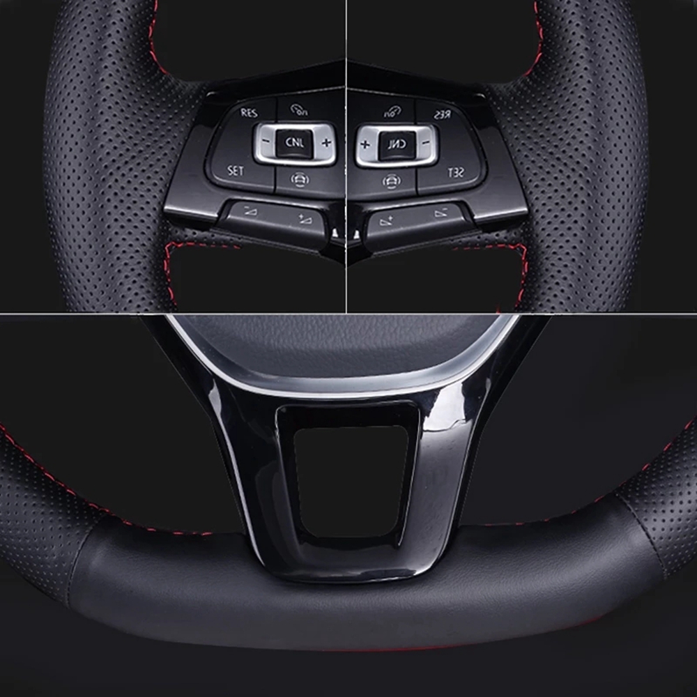 Couverture tressée de volant d - Car Steering Wheel Cover Anti Slip Breathable avis et prix