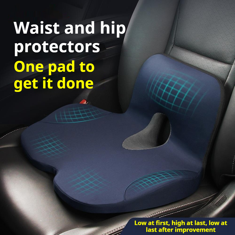 Coussin de siège rehausseur de - Memory Foam Car Neck Pillow Lumbar Support avis et prix