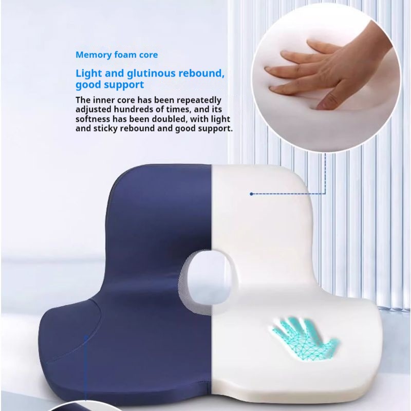 Coussin de siège rehausseur de - Memory Foam Car Neck Pillow Lumbar Support avis et prix