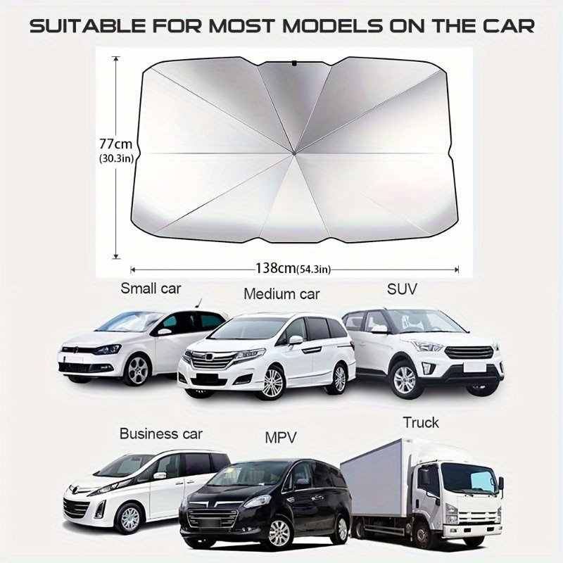 Pare-soleil pliable multifonct - Car Sunshade Windshield Umbrella Foldable avis et prix