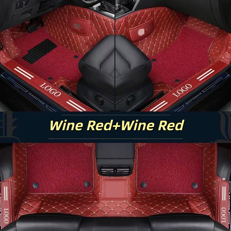 Tapis de sol de voiture en cui - Car Floor Mats Universal Waterproof Leather avis et prix