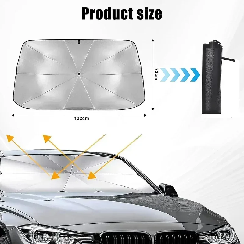 Pare-soleil pliable universel  - Car Sunshade Windshield Umbrella Foldable avis et prix
