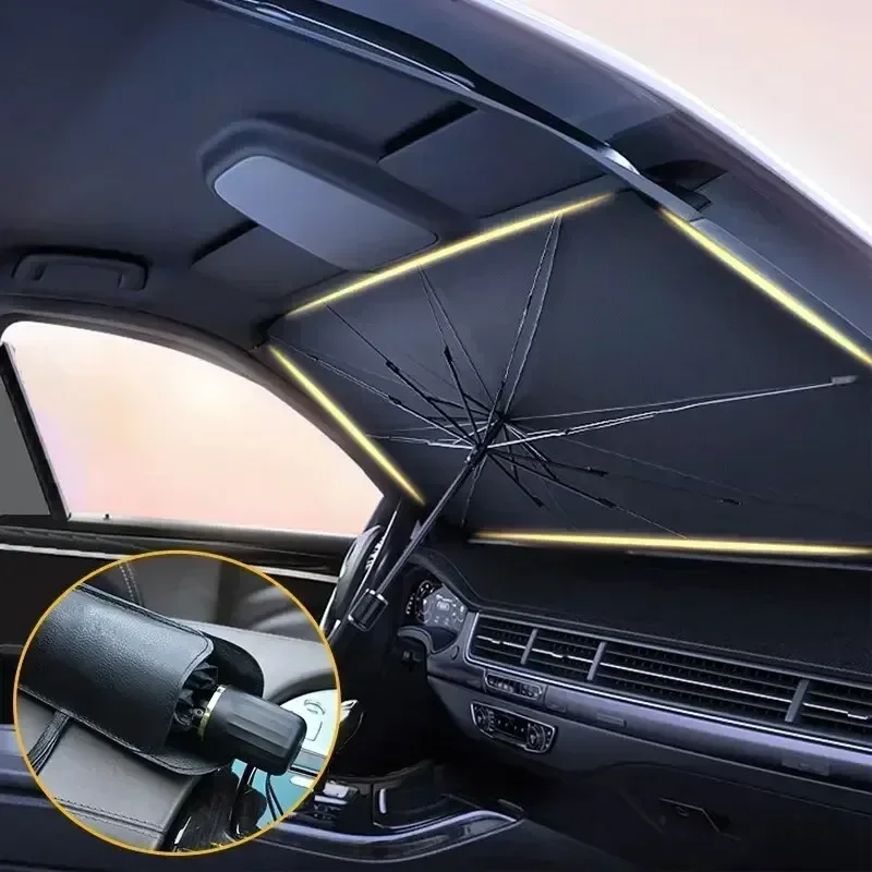 Pare-soleil pliable universel  - Car Sunshade Windshield Umbrella Foldable avis et prix