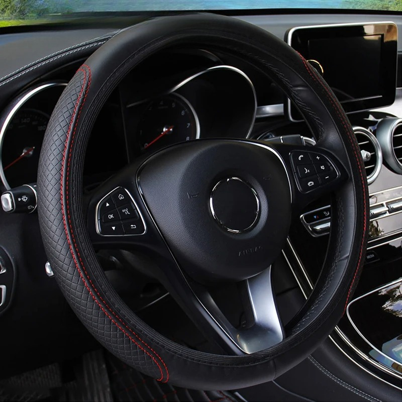 Housse de volant de voiture an - Car Steering Wheel Cover Anti Slip Breathable avis et prix