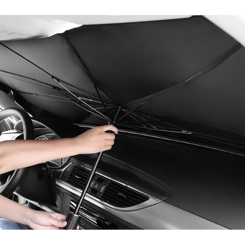 Pare-soleil pliable pour pare- - Car Sunshade Windshield Umbrella Foldable avis et prix