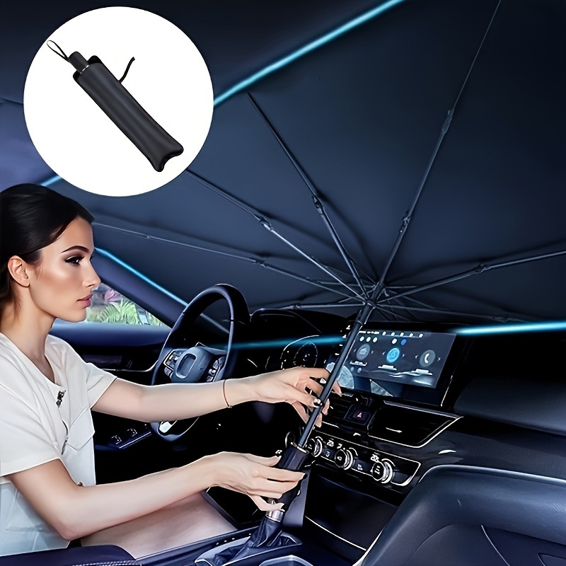 Pare-soleil pour pare-brise de - Car Sunshade Windshield Umbrella Foldable avis et prix