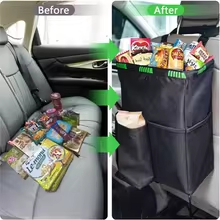 Poubelle noire imperméable pou - Waterproof Car Trash Can With Lid avis et prix