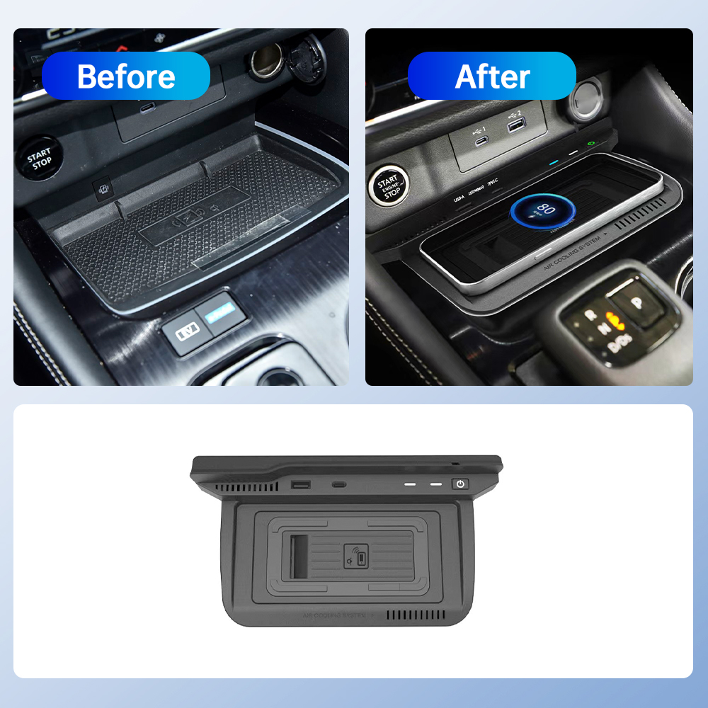 Chargeur sans fil 15W pour voi - Wireless Car Charger Mount Fast Charging avis et prix