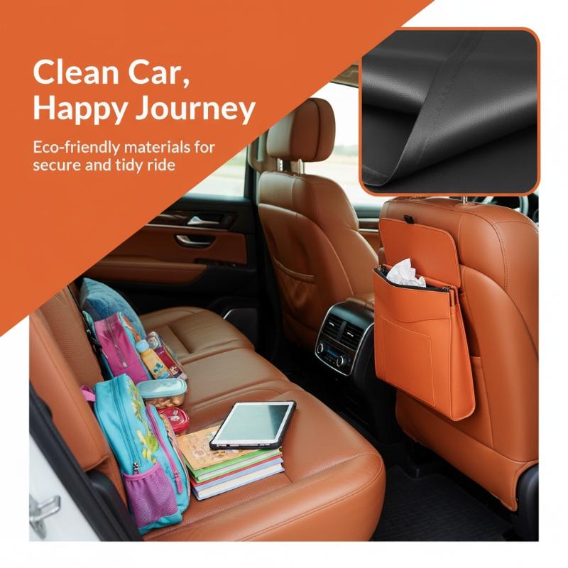 Poubelle de voiture étanche, m - Waterproof Car Trash Can With Lid avis et prix