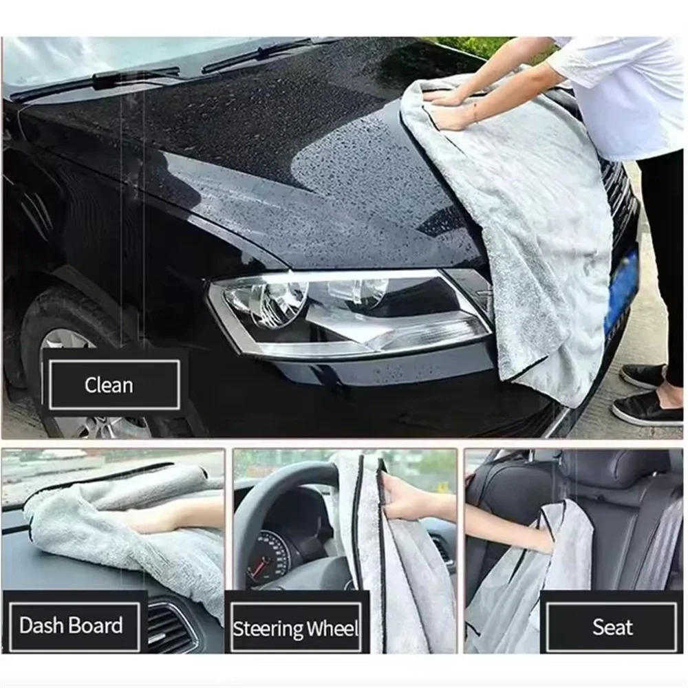 Serviette en microfibre pour l - Microfiber Car Drying Towel Super Absorbent avis et prix