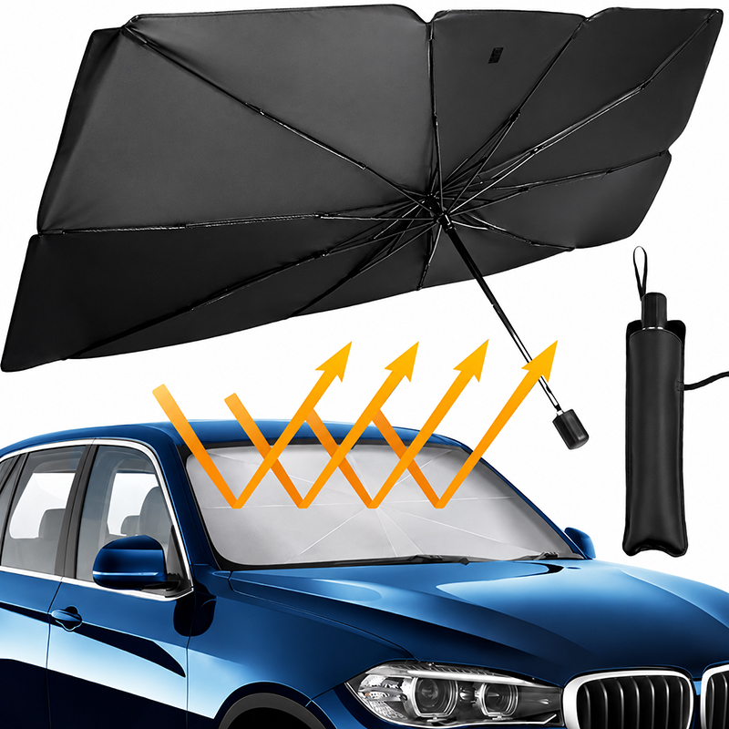 Pare-soleil universel pliable  - Car Sunshade Windshield Umbrella Foldable avis et prix