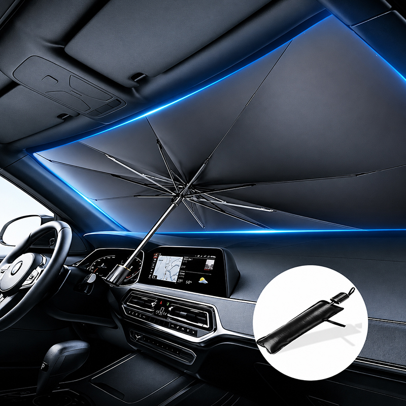 Pare-soleil universel pliable  - Car Sunshade Windshield Umbrella Foldable avis et prix
