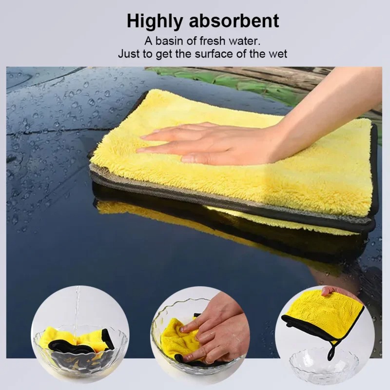 Serviettes de nettoyage de voi - Microfiber Car Drying Towel Super Absorbent avis et prix
