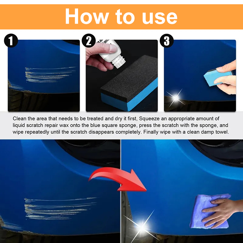 Outils de soin de la peinture  - Car Scratch Repair Polishing Wax Paste avis et prix