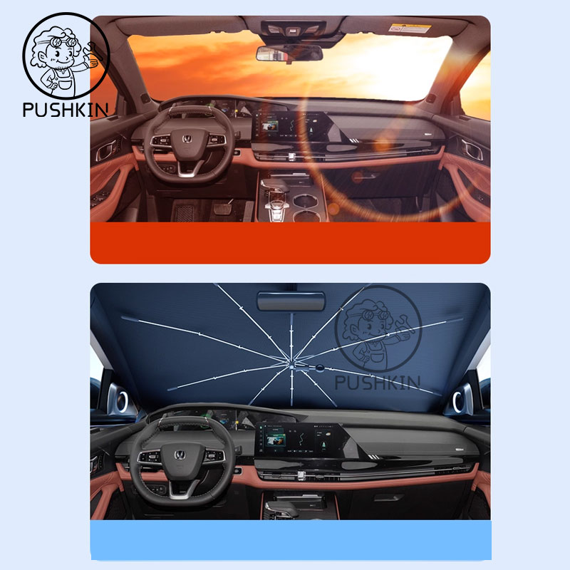 Pare-soleil pliable pour pare- - Car Sunshade Windshield Umbrella Foldable avis et prix