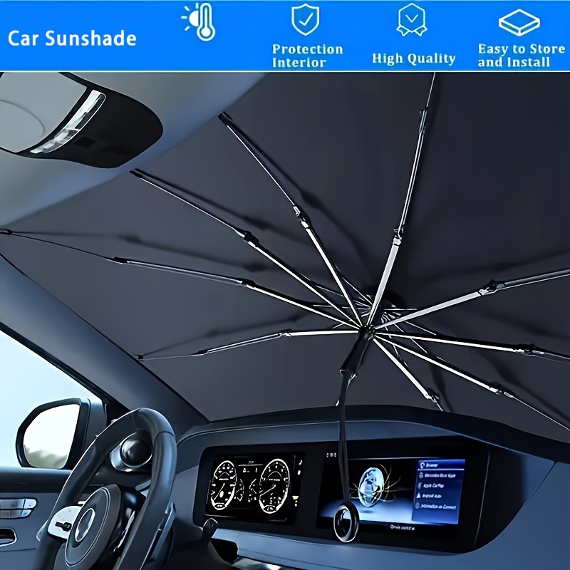 1 pare-soleil universel pour p - Car Sunshade Windshield Umbrella Foldable avis et prix