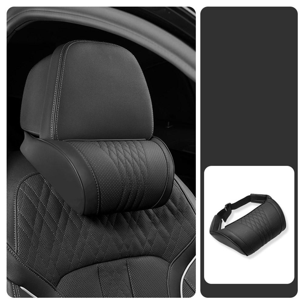 Coussin de repose-tête en cuir - Memory Foam Car Neck Pillow Lumbar Support avis et prix