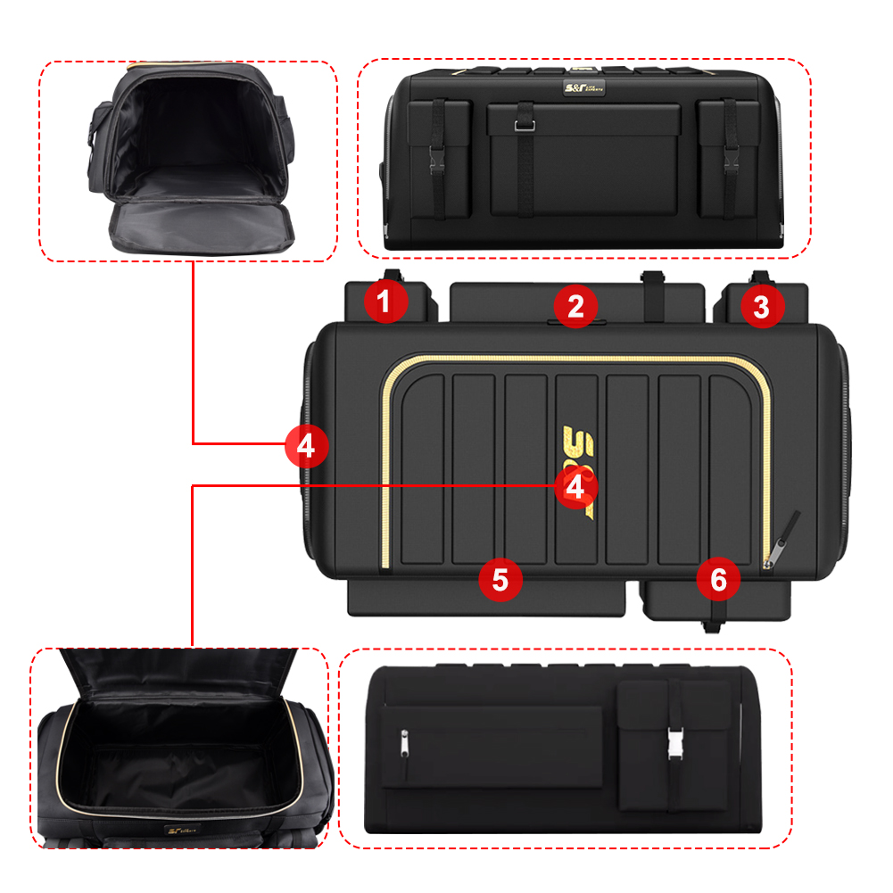 Boîte de Rangement Universelle - Car Trunk Organizer Foldable Storage Box avis et prix